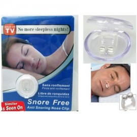 Stop Snore Free Anti Snoring Nose Clips Sleep Aid Guard Night Sleep On Tv