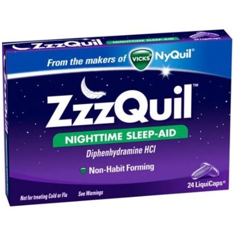 ZzzQuil sueño nocturno-Aid, LiquiCaps 24 ea (Pack de 3)