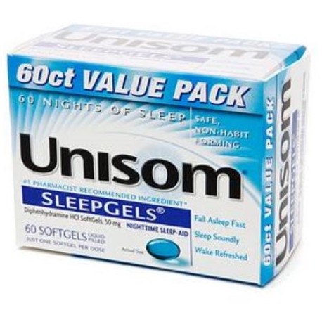Unisom SleepGels 60 Caps (paquete de 6)