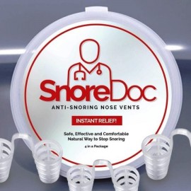 SnoreDoc (TM) Lucha contra el ronquido nasal Vents - Alivio del ronquido natural e Instant - dejar de roncar ayuda del sueño - 