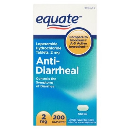  antidiarreicos Caplets 2 mg 200 ct