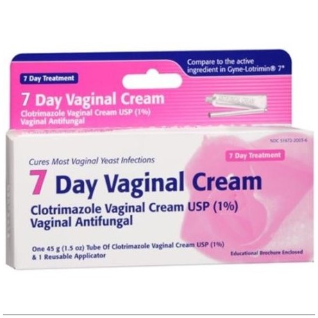  clotrimazol 7 Día crema vaginal 1.5 oz