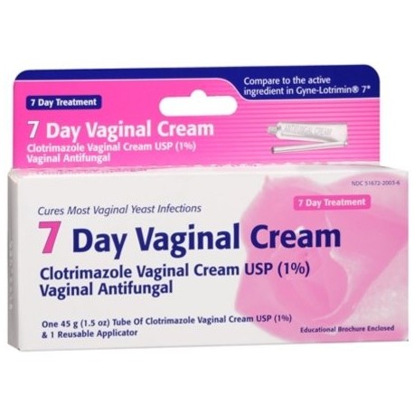  Clotrimazole 7 dentro de la vagina Cream 45 g (paquete de 4)