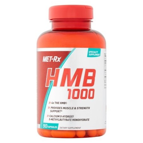 MET-Rx HMB 1000 cápsulas de suplementos dietéticos 90 conteo