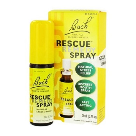 Bach Rescue Remedy Estrés Natural Reliever Rociado 20 ml