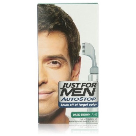 Just For Men AutoStop Color de pelo oscuro Brown A-45 1 Cada (paquete de 6)