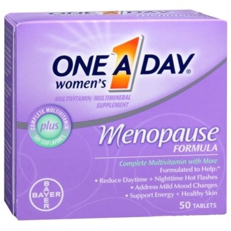 One-A-Day La menopausia fórmula completa de multivitaminas 50 tabletas Mujeres (Pack de 2)