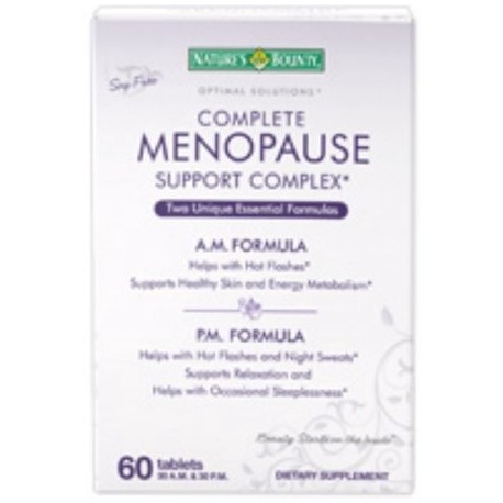 Nature's Bounty Las soluciones óptimas completas Tabletas Complejo La menopausia de Apoyo (60 tabletas Pack de 3)