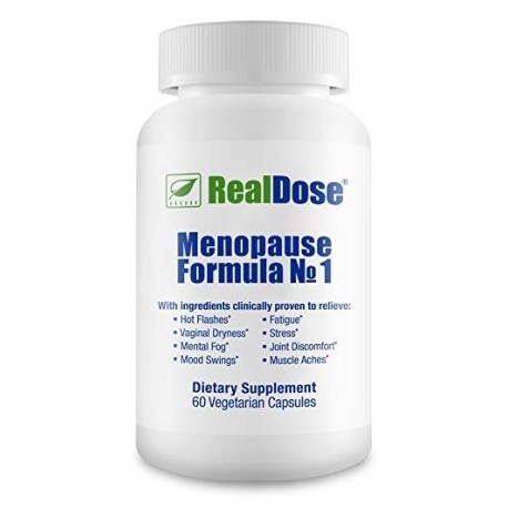 RealDose Nutrition Alivio de la menopausia Suplemento - ayuda a reducir la menopausia y perimenopausia síntomas - La menopausia