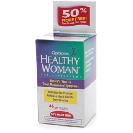 Paquete de 2 - Healthy Woman suplemento de soja Menopausia tabletas 45 ea