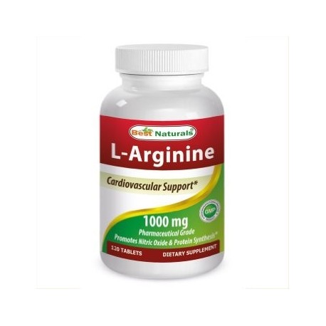 Best Naturals L-arginina Tablets 1000 mg 120 Ct