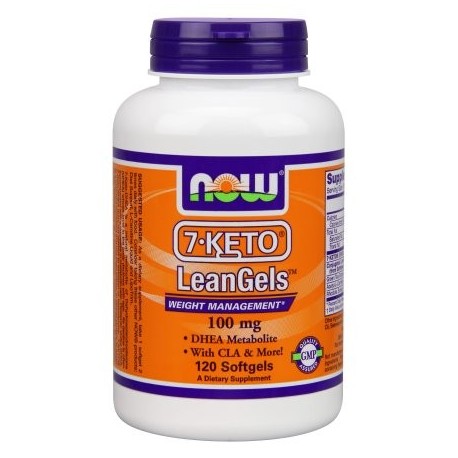 NOW Alimentos 7-Keto 100 mg de Leangels 120 Softgels