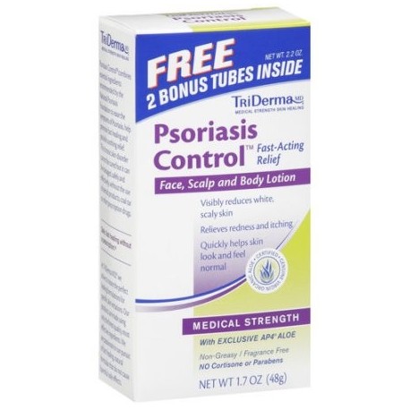 TriDerma® Psoriasis Control ® crema ayuda a reducir el enrojecimiento y Itchy piel escamosa (17 oz) de