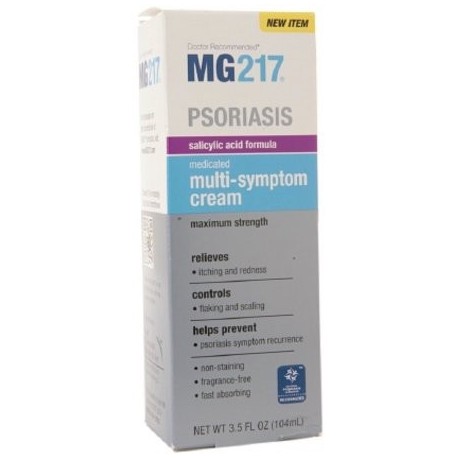 MG217 La psoriasis medicado Multi-Symptom crema (35 oz paquete de 4)