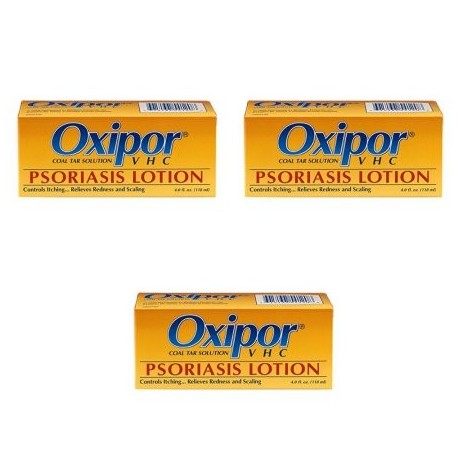 3 Pack Oxipor VHC Loción Psoriasis - 4 Oz (ayuda a detener la psoriasis)