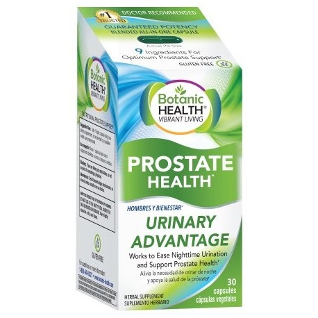 Botanic Health salud de la próstata Advantage urinaria 30 Ct