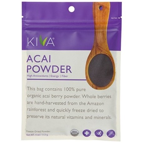 KIVA Organic Acai que el polvo - Non-GMO RAW Vegan (40 onzas)