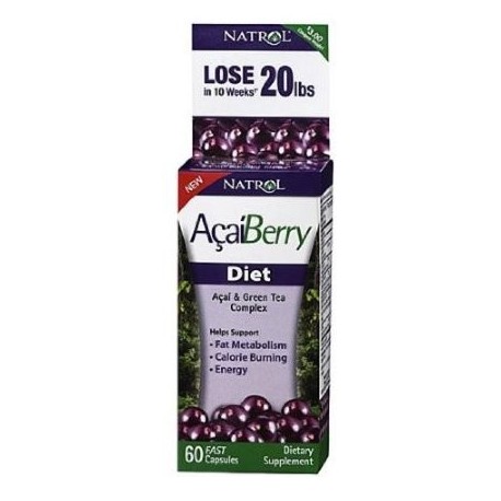 Acai Berry Dieta 60 cápsulas buque de EE.UU. marca Natrol