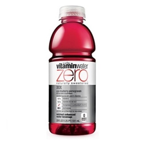 Vitamin w-a-t-e-r Cero XXX Acai arándano granada 20 oz botellas de plástico - Paquete de 24