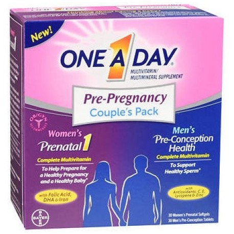 One A Day prenatal Las parejas Pack 30 - 30 ct