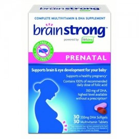 BRAINSTRONG Prenatal suplemento multivitamínico y DHA 60 Ct