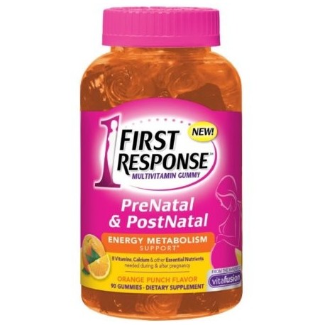 FIRST RESPONSE PreNatal y posnatal metabolismo energético textuales naranja punzón 90 ea