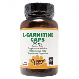 Country Life Vitamins - CARNITINA 500 mg 30 Vegicaps