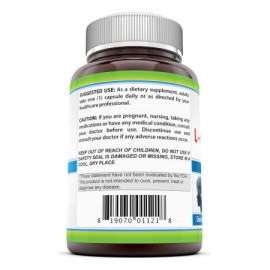 Pure Naturals acetil L-carnitina cápsulas 500 mg 120 Count