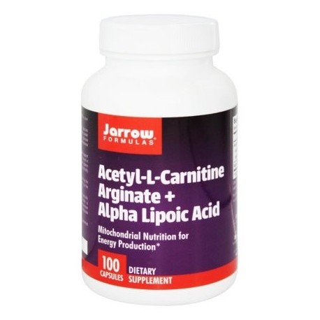 Jarrow Formulas - Acetil L-carnitina Arginate - ácido alfa lipoico - 100 Cápsulas