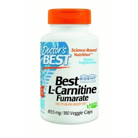 Doctor's Best L-Carnitina Fumarato 855 mg 180 Ct