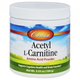 Carlson Labs - Acetil-L-Carnitina Amino Acid Powder 1200 mg. - 100 gramos