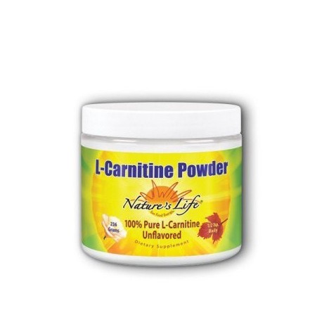 Acetly L-Carnitina Powder 1500 mg - Natural Nature's Life 236 g Polvo