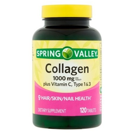 Spring Valley colágeno suplemento dietético 1000 mg 120 ct