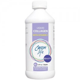 CARSON LIFE colágeno belleza con vitamina C Suplemento dietético líquido 2.000 mg 16 oz