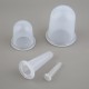 Transparente a estrenar 1 Set - 4 PC Health Care Anti Celulitis Cuerpo de silicona vacío del masaje del cuello Ojo masaje de es