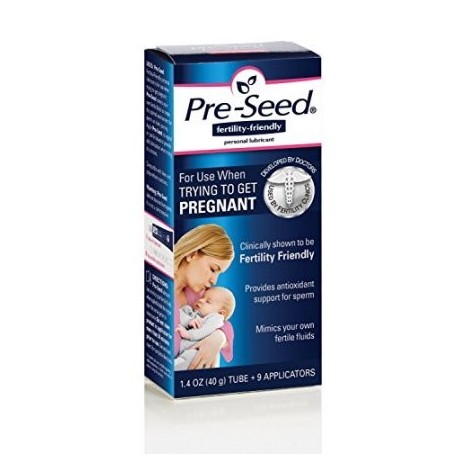 Paquete de 5 Pre-Seed Fertilidad Concepción friendly Lubricante Plus 9 Aplicadores Cada