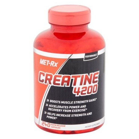 La creatina MET-Rx 4200 Dietary Supplement 240 recuento